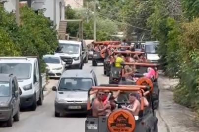 Kurallara uymayan safari araçlarına ceza