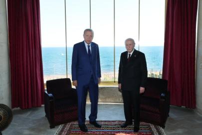 Cumhurbaşkanı Erdoğan, MHP Genel Başkanı Bahçeli ile görüştü