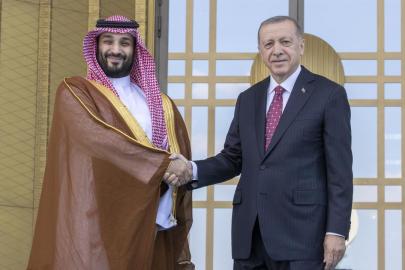 Cumhurbaşkanı Erdoğan Suudi Arabistan Veliaht Prensi Selman ile görüştü
