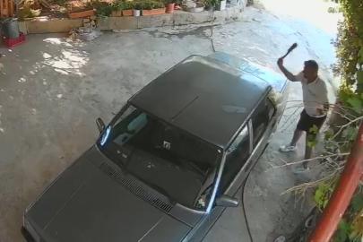 Eski sevgili dehşeti: Otomobili kullanılamaz hale getirdi
