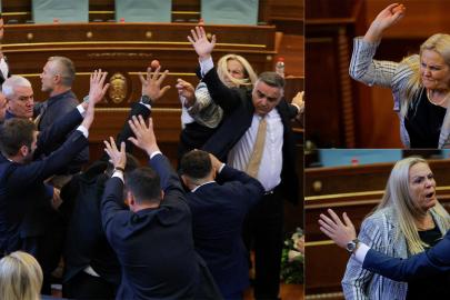 Meclis'te başbakana yumurtalı protesto