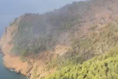 Muğla’da çıkan orman yangınına ikinci gününde de müdahale sürüyor