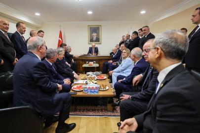 TBMM Başkanı Numan Kurtulmuş, kulisleri ziyaret etti